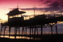 st annes pier moody sunset